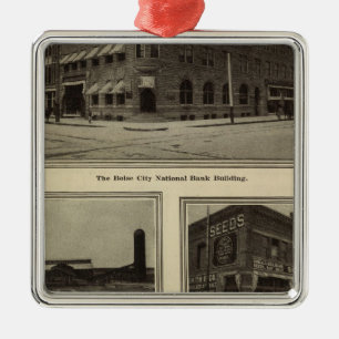 Scenes, Boise, Idaho Metal Ornament