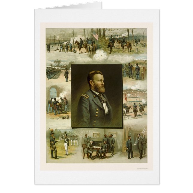 Scènes de la carrière de Grant par L. Prang & (Devant)