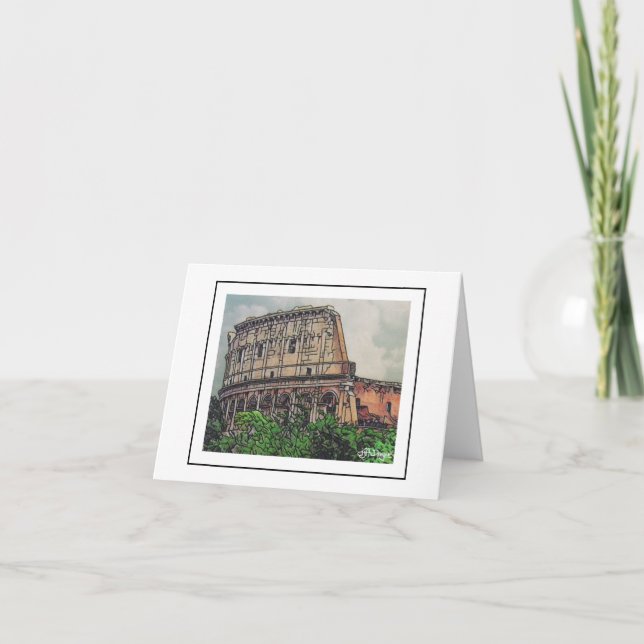 Scènes de Rome Carte pour notes (Devant)