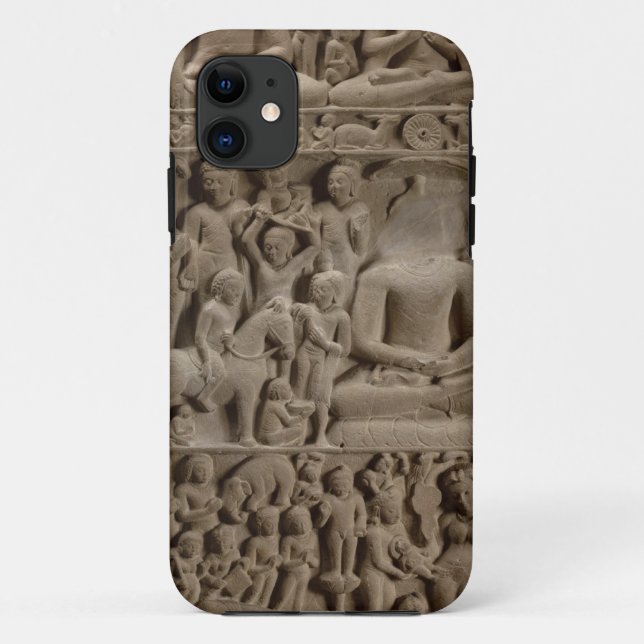 Scenes from Buddha's life, Sarnath, Uttar Pradesh Case-Mate iPhone Case (Back)