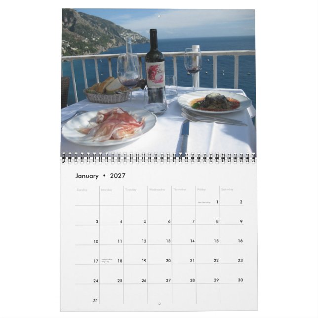 Scenes from Italy  - 2011 Calendar (Jan 2027)