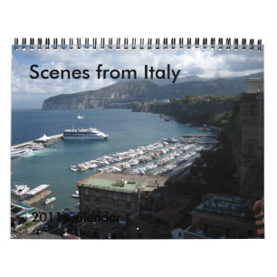 Scenes from Italy - 2011 Calendar