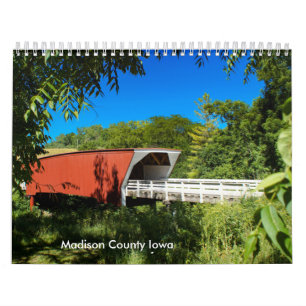 Scenes from Madison County Iowa Calendar