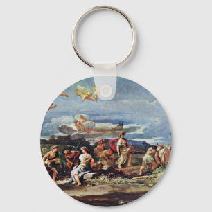 Scenes From Mythology: Vertumnus And Pomona By Gio Keychain