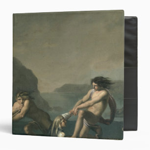 Scenes from 'Niels Klim's Subterranean Journey' Binder