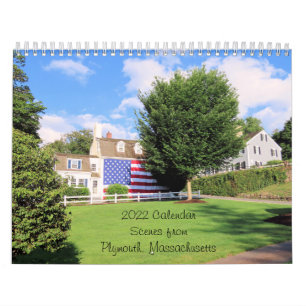 Scenes from Plymouth Massachusetts Calendar