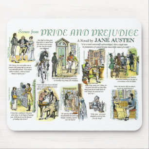 Scenes from Pride and Prejudice Mouse Pad