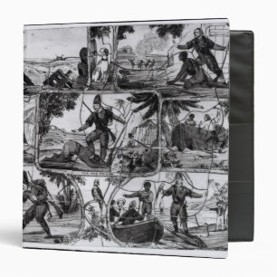 Scenes from 'Robinson Crusoe' by Daniel Defoe Binder