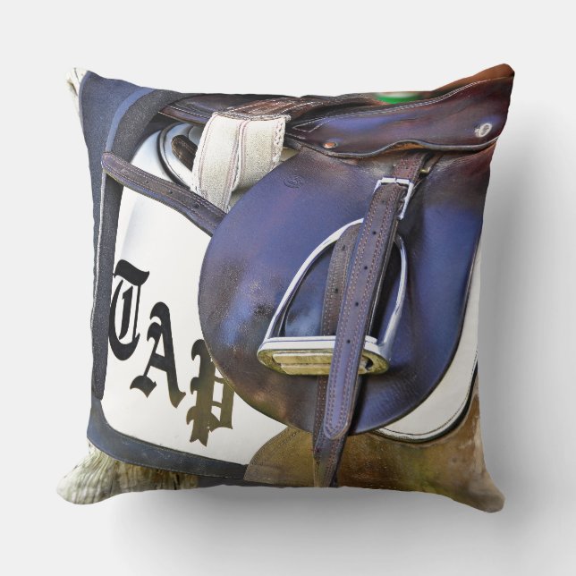 Scenes from Saratoga Throw Pillow (Front)