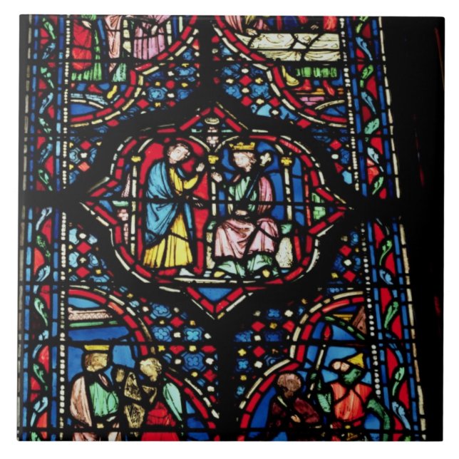 Scenes from the life of King David, 13th century ( Tile (Front)
