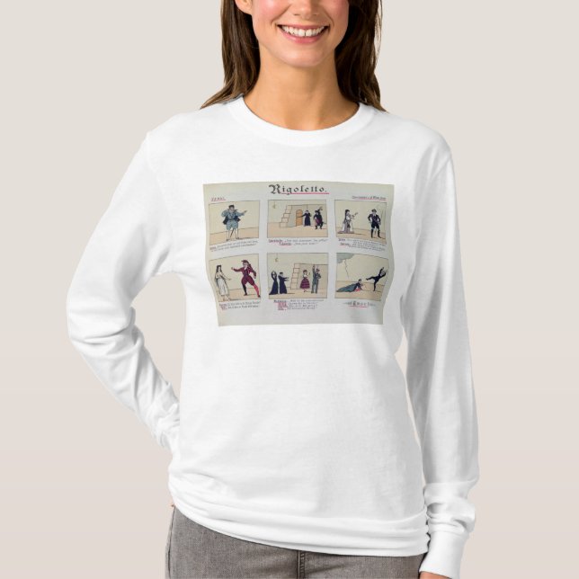 Scenes from the Opera 'Rigoletto' T-Shirt (Front)