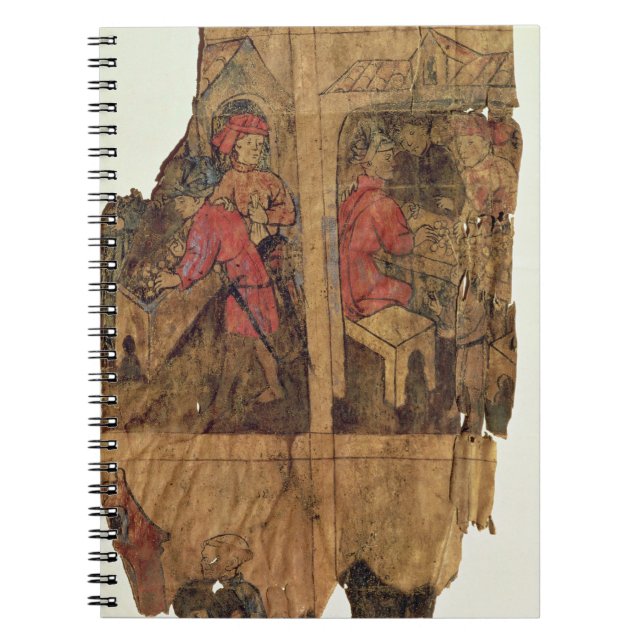 Scenes of banking operations, page from a manual, notebook (Front)