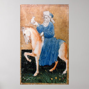 Scenes of courtly hawking poster
