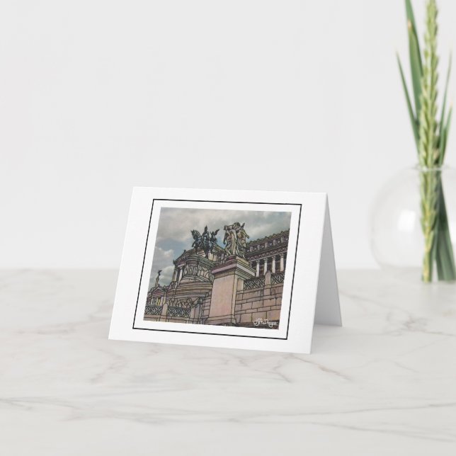Scenes of Rome Notecard (Front)
