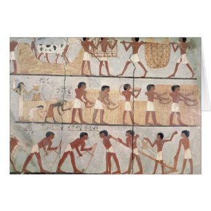 Scenes of sowing from the Tomb of Unsou