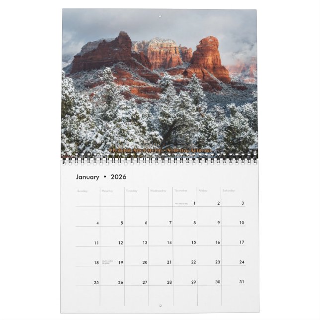 Scenes of the Southwest 2014 Calendar (Jan 2026)