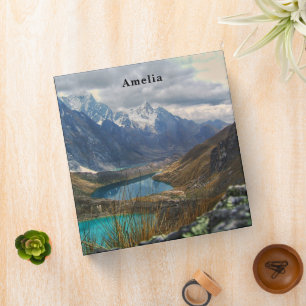 Scenic Alpine Mountains Photo Binder