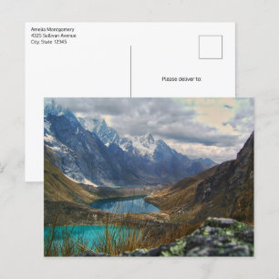 Scenic Alpine Mountains Photo Postcard