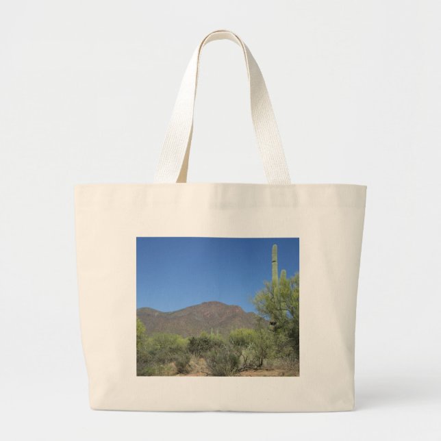 Scenic Apache Trail Large Tote Bag (Front)