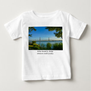 Scenic Arthur Ravenel Bridge Baby T-Shirt