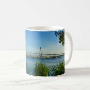 Scenic Arthur Ravenel Bridge Coffee Mug