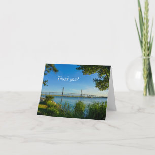 Scenic Arthur Ravenel Bridge Thank You Card
