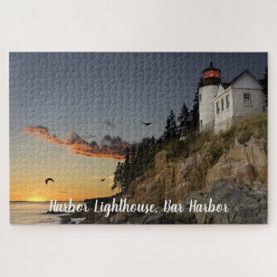 Scenic Bar Harbour Lighthouse Jigsaw Puzzle