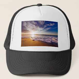 Scenic Beach Art Ocean Images Photography Cool Bea Trucker Hat