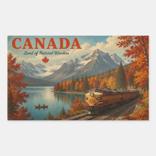 Scenic beauty of Canada Sticker
