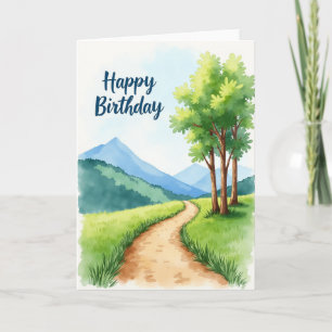Scenic Birthday Card