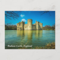 Scenic Bodiam Castle in East Sussex England