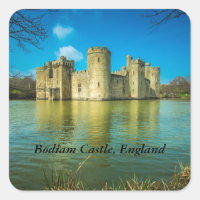 Scenic Bodiam Castle in East Sussex England