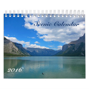 Scenic Calendar 2016 Rocky Mountains