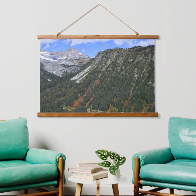 Scenic Canyon Autumn Color Landscape Hanging Tapestry (Living Room)