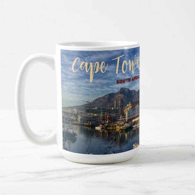 Scenic Cape Town Coffee Souvenir Mug Cup (Left)