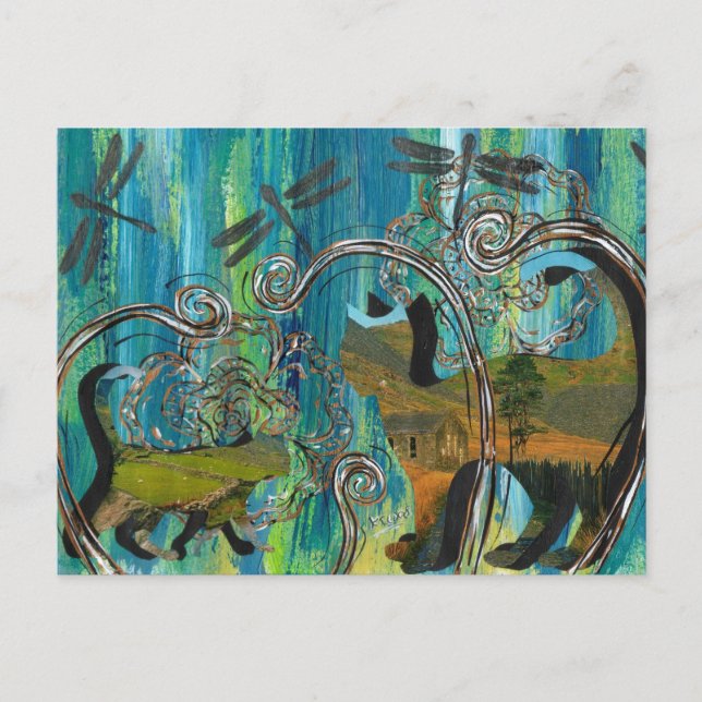 Scenic Cats postcard (Front)