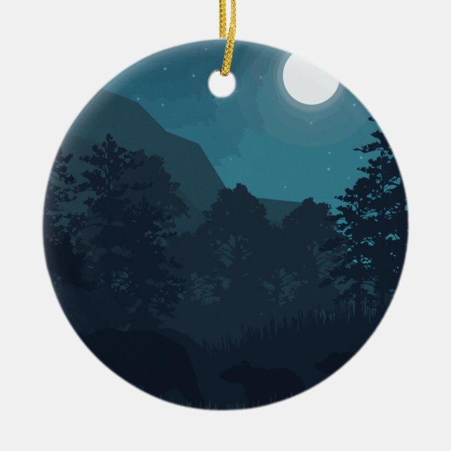 Scenic Ceramic Ornament (Front)