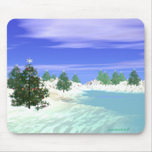 Scenic Christmas Mouse Pad