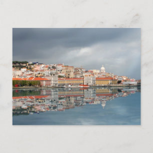 Scenic cityscape of Lisbon, Portugal Postcard