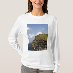 Scenic Cliffs of Moher and O'Brien's Tower. T-Shirt