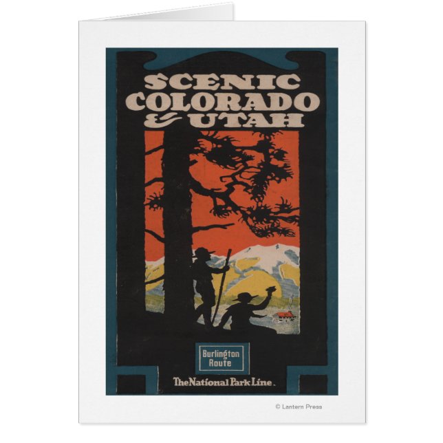 Scenic Colorado & Utah Travel Poster (Front)