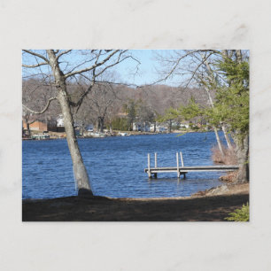 Scenic Connecticut Lake Postcard