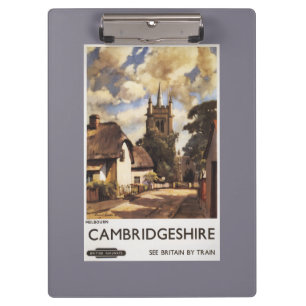 Scenic Country View British Railways Poster Clipboard