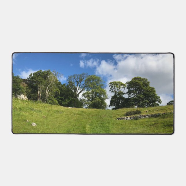 Scenic Countryside View, Isle of Bute, Scotland Desk Mat (Front)