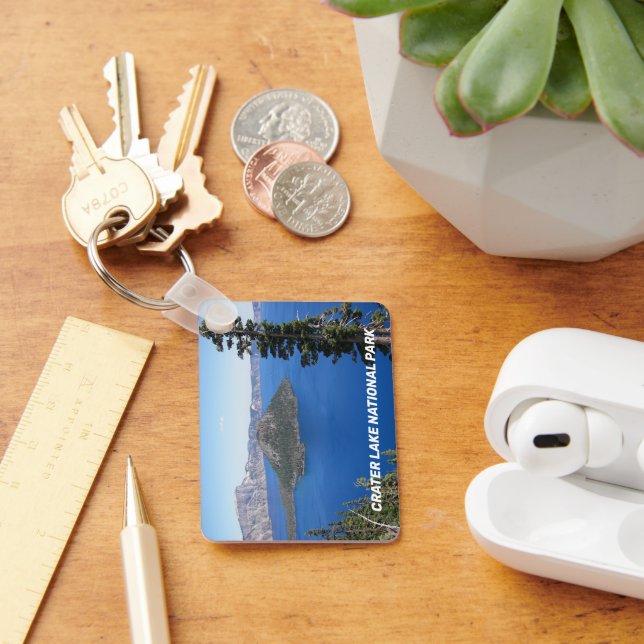 Scenic Crater Lake National Park Keychain (Desk)