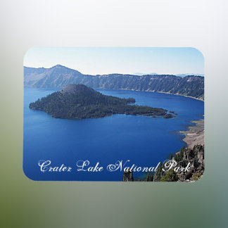 Scenic Crater Lake National Park Photo Magnet