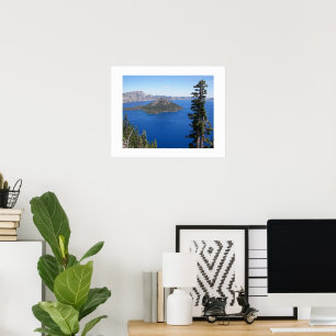 Scenic Crater Lake National Park Poster