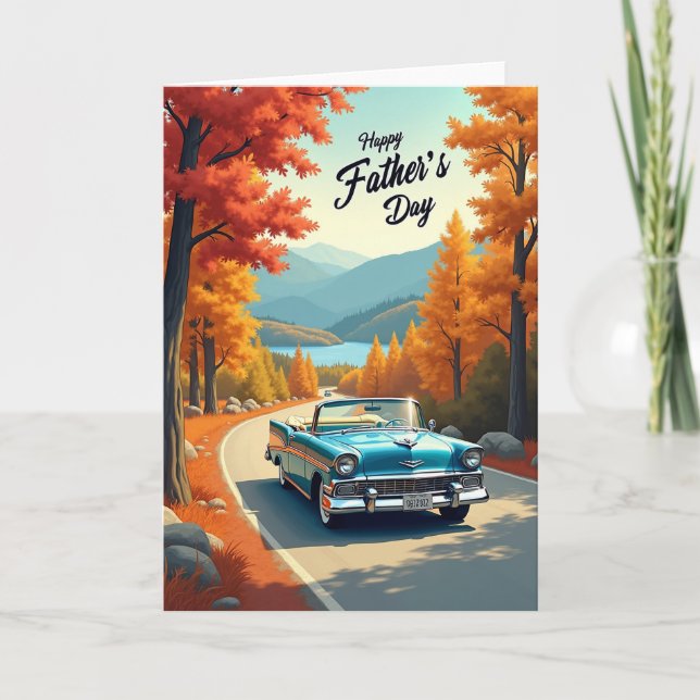 Scenic Drive Fathers Day Card (Front)