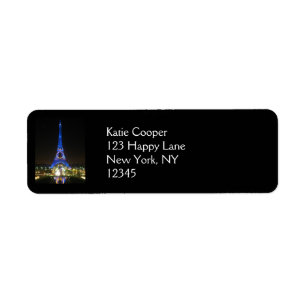Scenic Eiffel Tower at Night