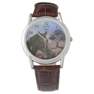 scenic equine portrait chestnut mare brown horse watch